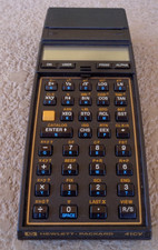 HEWLETT PACKARD HP 41CV CALCULATOR W/CARD READER TESTED WORKING