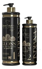 Queen Care Donna Indiana Hair Straightening Kit Volume Reducer Progressive Brush