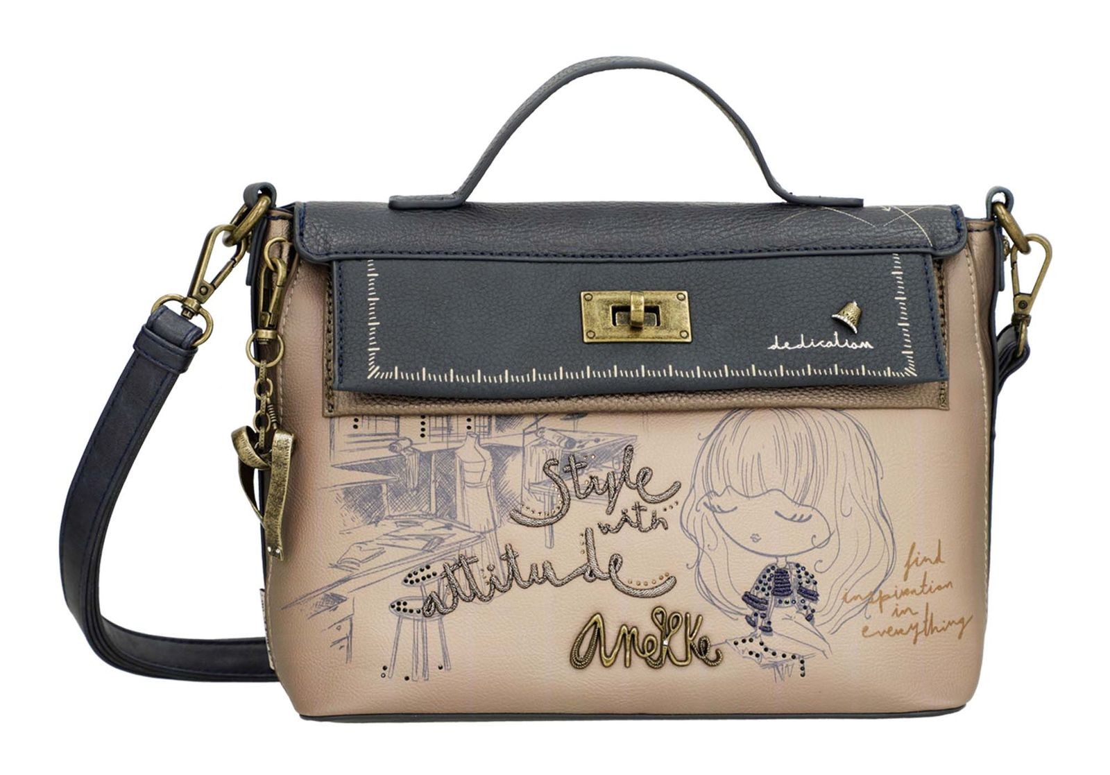 Anekke cross body bag Studio Crossbody Bag With Flap Multicolor