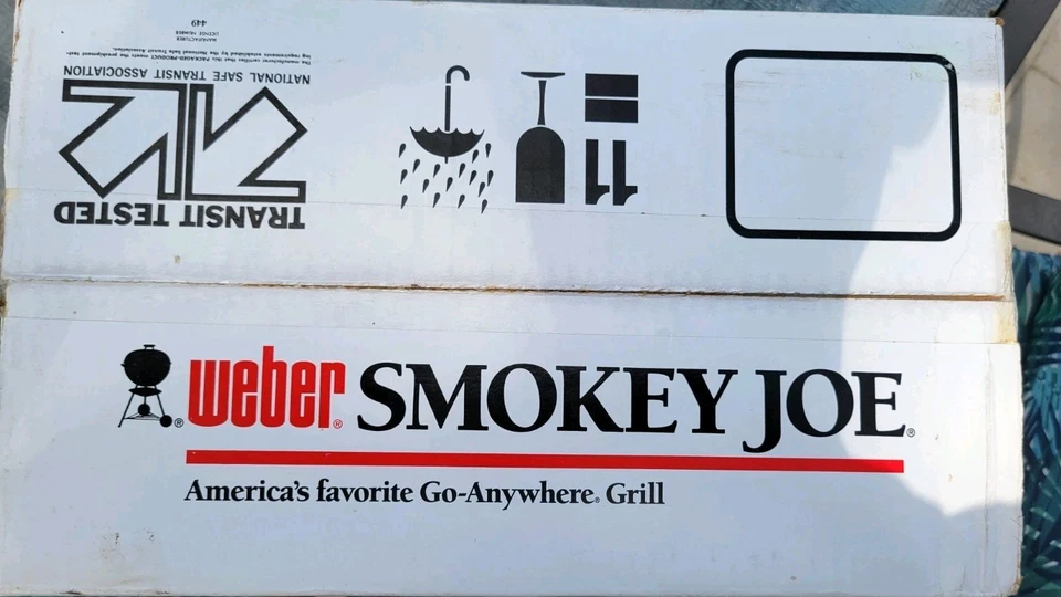 Vintage New In Box - 1985 WEBER SMOKEY JOE The Go-Anywhere BBQ GRILL #10001  - Image 2 of 4