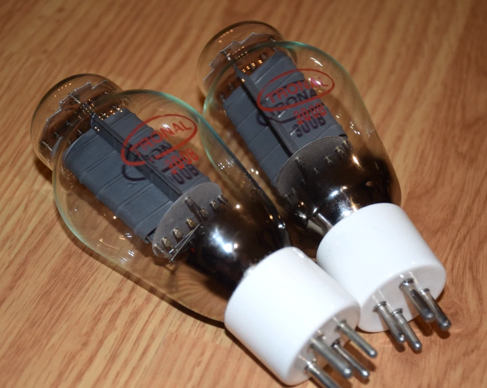 Tubo de vacío Tronal 300B fuerte par a juego PROBADO RARO Foto 4 de 4