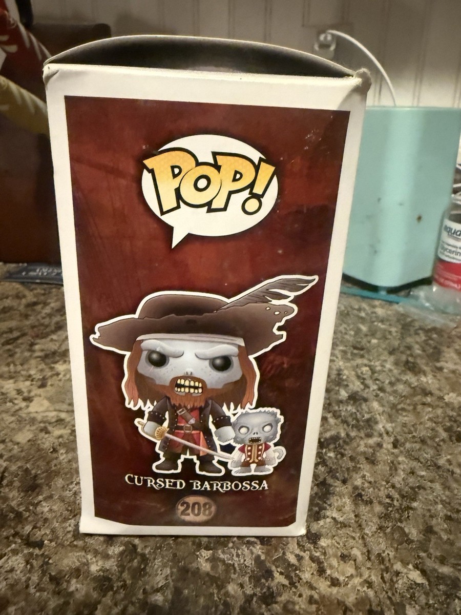 Funko Pop! Cursed Barbossa #208 Pirates Of The Caribbean SDCC
