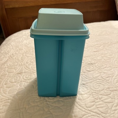 Tupperware Pick A Deli Pickle Keeper Square Large 1560-4 Blue Aqua 2 Color