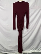 Ronny Kobo Red Scorpio Dress Size M with Loose Stitch & Fabric Pull