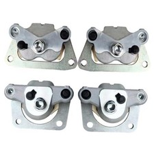 Front Rear Left Right Brake Calipers Set with Pads Compatible with Polaris