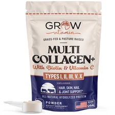 Multi Collagen Peptides Powder-Hydrolyzed Protein Peptides (Type l,l,ll,v,X) US