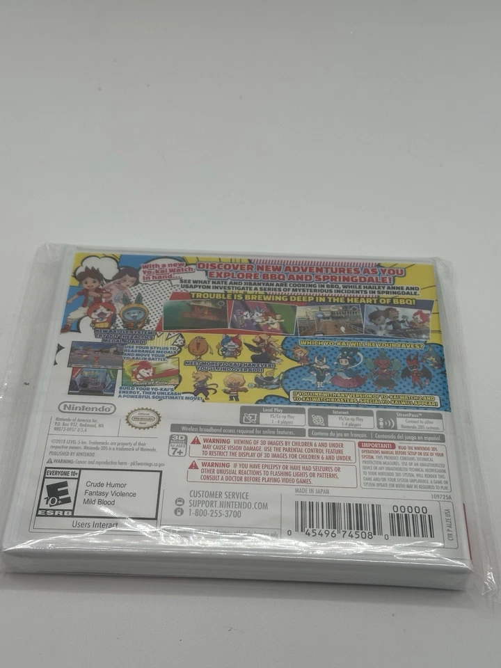 Yo-kai Watch 3 -- (Nintendo 3DS, 2019) Brand New! Sealed! Very Minty! No Tears!! - Image 2 of 4