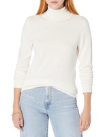 Damen Rollkragenpullover Langarm Leicht Klassisch ÜBergrößE Elfenbein L Amazon