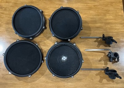 Lot of 4 Alesis Nitro DM7X Electronic Drum 3- 8  Toms + 1 Snare  Mesh Pad