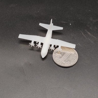 3D Printed Model 1/350/400/700 Lockheed C-130 Hercules, Usa Uncoated Resin