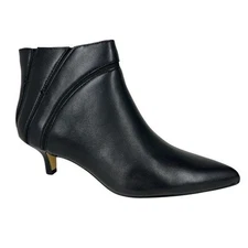 Bella Vita Women's Faraday Dress Booties Black Leather Size 8M