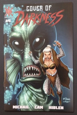 COVER OF DARKNESS #4b MCDANIEL VARIANT COVER SOURCE POINT PRESS 2022