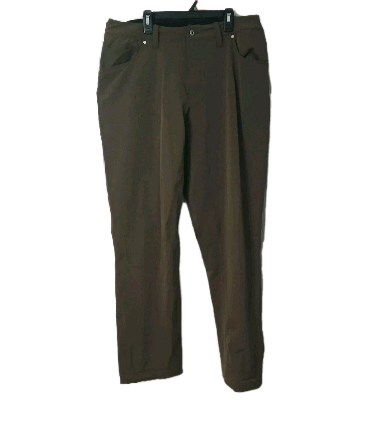 Showers Pass Pants Mens 36 Brown Nylon Spandex Stretch Cycling Outdoor Hiking