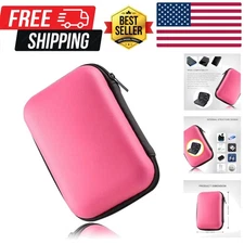 Hard Drive Carrying Case Storage Organizer Bag Multi-Purpose Universal Carry ...