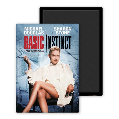 Basic Instinct 1992 Version 2 Filmplakat - Kühlschrankmagnet 54 x 78 mm personalisiert