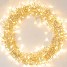 36ft 100 LED Battery Operated String Lights with Timer Outdoor and Indoor 8 Mode