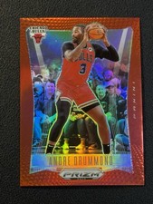 2023-24 Panini Prizm Deca Red Prizm #95 Andre Drummond /199 Chicago Bulls