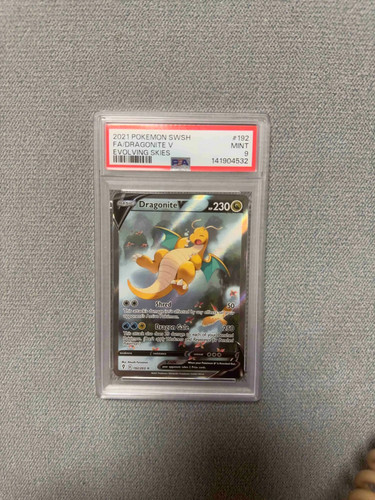 Dragonite V graded PSA 9 for sale on eBay