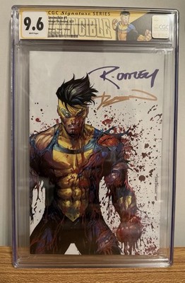 Invincible #1 Whatnot Virgin Signed By Robert Kirkman and Ryan Ottley CGC 9.6