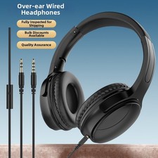 Kabelgebundene Kopfhörer 3,5 mm faltbares Design weiche Polsterung 2 m Kabel 40 – Bild 10