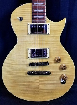 ESP LTD EC-256FM, Flame Maple Top, Mahogany Body, Vintage Natural