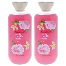 2 in 1 Body Wash and Bubble Bath - Pink Vanilla Wish by Bodycology - 16 oz 1.03 per gallon