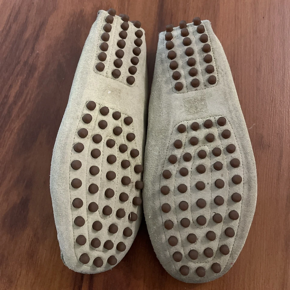 Vintage Sam & Libby Boat Shoe Detailed Loafers sz 6 Mint Green Suede Leather - Image 3 of 4