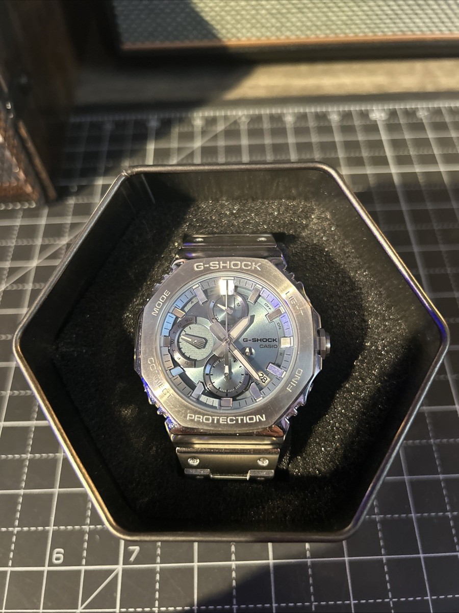 Casio G-Shock GMC-B2100 GMCB2100AD2A Stainless Steel FULL METAL