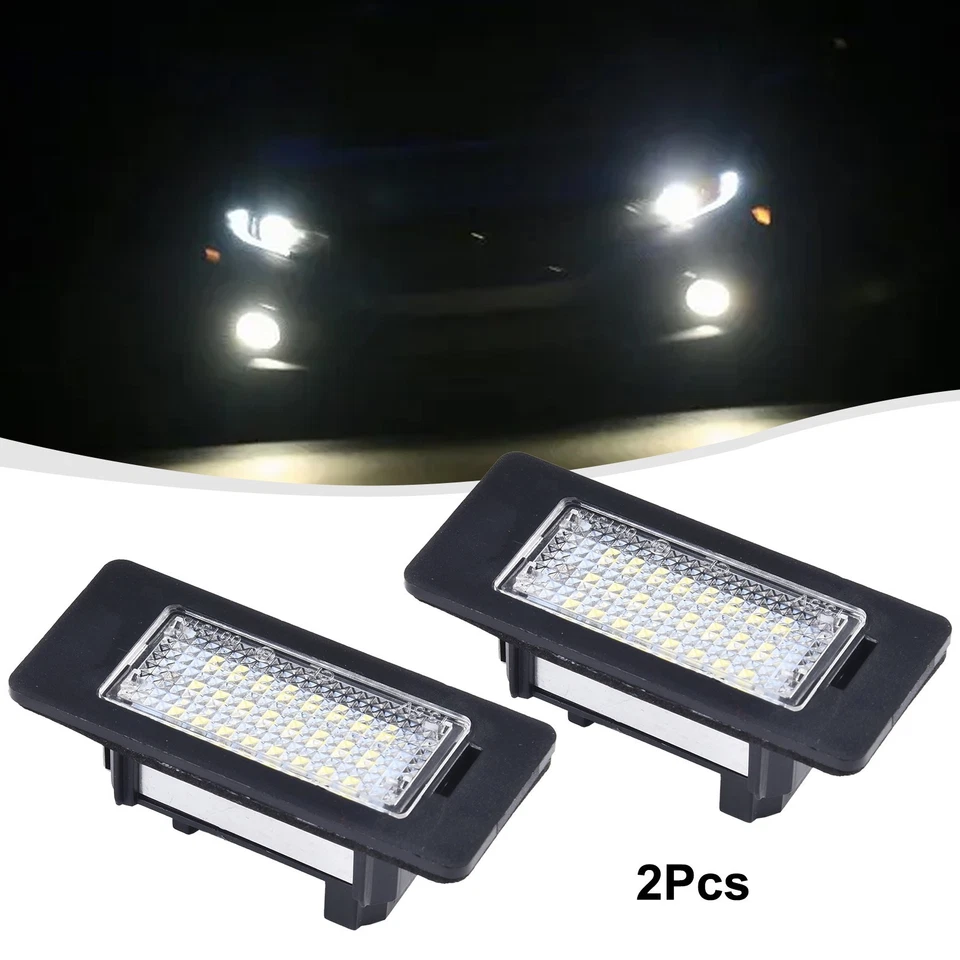2x Error LED License Plate Light Bulb For B M W E90 E92 E39 E60 E61 M5 E70 - Image 3 of 4