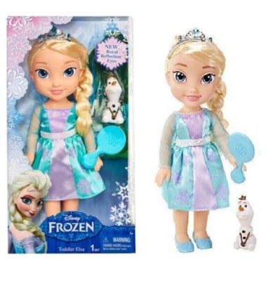 DISNEY FROZEN  14'' ELSA TODDLER  DOLL WITH NEW ROYAL REFLECTION EYES