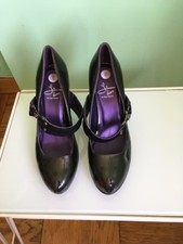 Anthropologie Le Due By Due Farina Patent Leather Woman Shoes Size 8