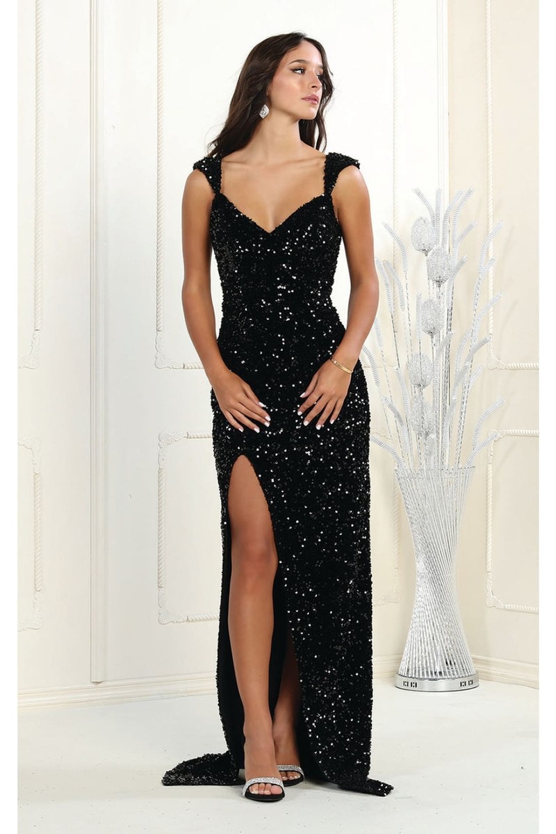knee length dresses for ladies Chic Mermaid 3/4 Sleeves Sweep Train Mother of The Bride Dresses main image 0