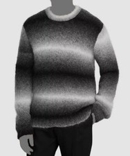  525 Vince Men's Gray Alpaca Ombre Crewneck Sweater Size XL