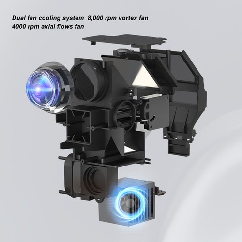 Mini Laptop Projector 1920x1080 Support Same Screen USB AUX Input Interface NIU - Picture 18 of 29