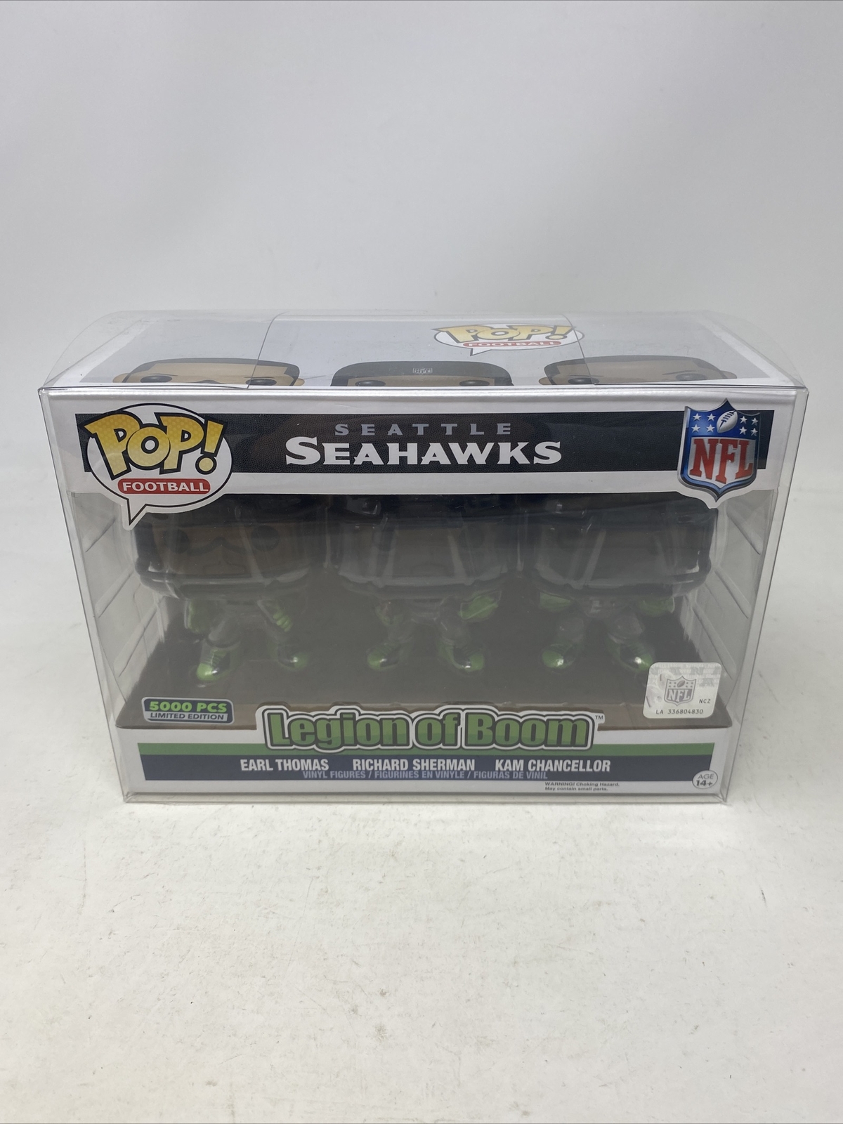 Paquete De 3 Funko Pop Nfl Seattle Seahawks Legion Of Boom Con Protector