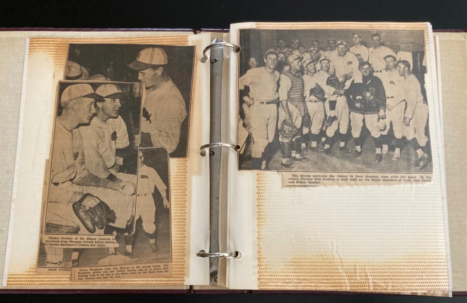 Álbum de recortes de bisontes de búfalo de principios de 1900 con fotos y tarjetas originales Foto 2 de 4