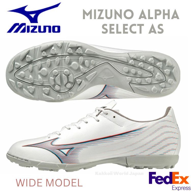 MIZUNO Soccer shoes Mizuno Alpha SELECT AS P1GD2365 09 White MIZUNO Soccer shoes Mizuno Alpha SELECT AS P1GD2365 09 White