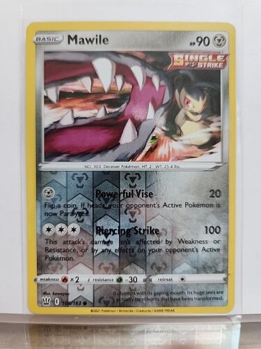 Mawile 100/163 - Battle Styles - Reverse Holo - Common - Pokemon Card  - Picture 1 of 1