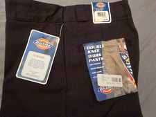Dickies Men Double Knee Cell Pocket Stain Release EZCare Pants 94R201 Black R14
