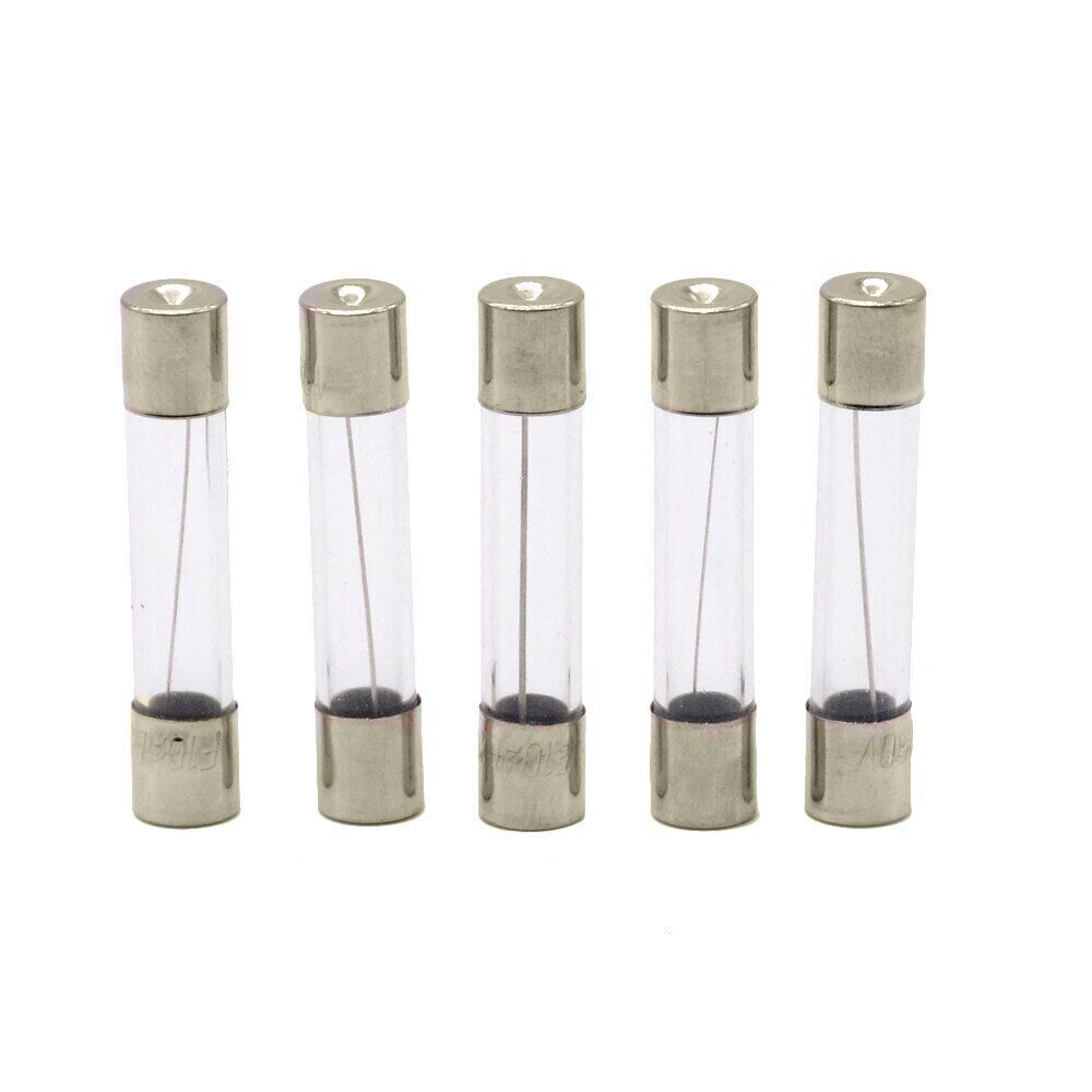 QUARKZMAN Feinsicherungen 5A Glas - 30er Pack 6x30mm 250V Schnellsicherungen