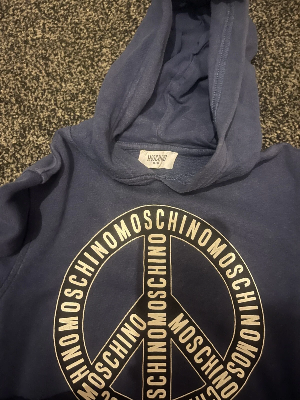 felpa con cappuccio moschino ragazzo