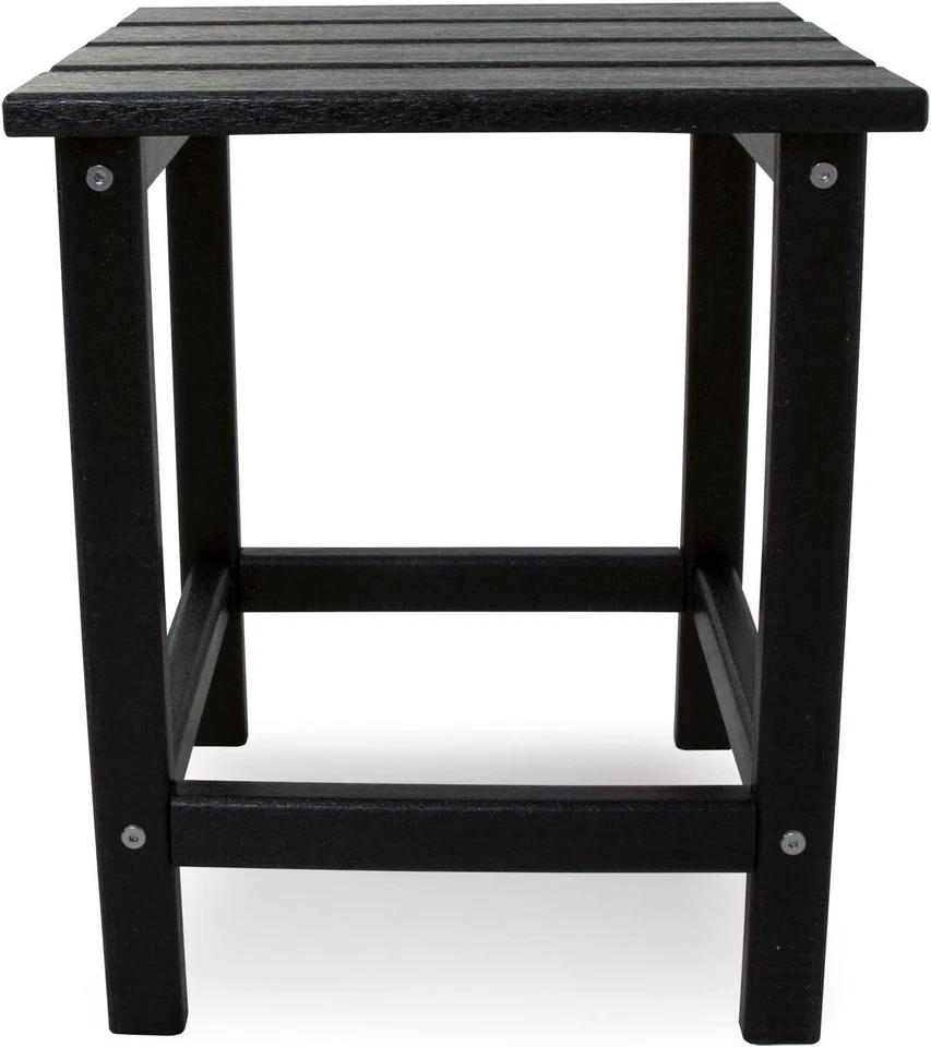 Mesa auxiliar POLYWOOD ECT18BL Long Island 18", negra  Foto 3 de 4