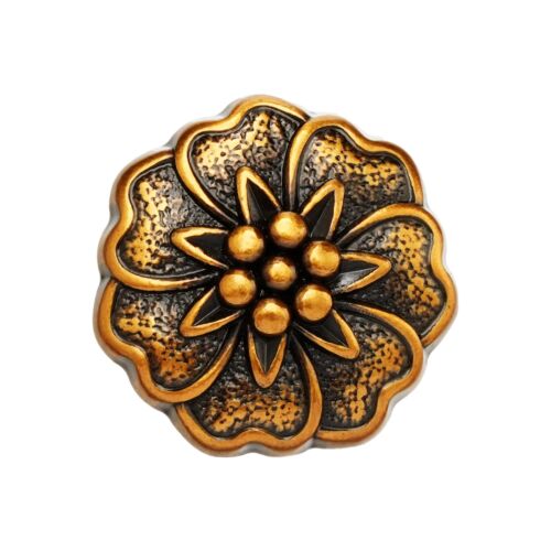 5pcs Vintage Carved Metal Button for Clothing Sewing or DIY Crafts 18-25mm - Picture 4 of 6