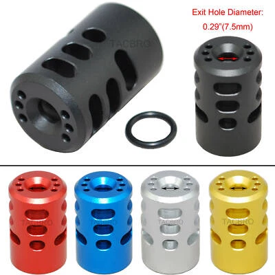 .22LR Ruger Mark IV 22/45 1/2"x28 TPI Muzzle Brake - Gen 2 Anodized Aluminum