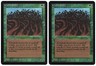 Wall of Wood x2 2x 1993 Limited Edition - Beta Green Common Creature MTG NM AZ1