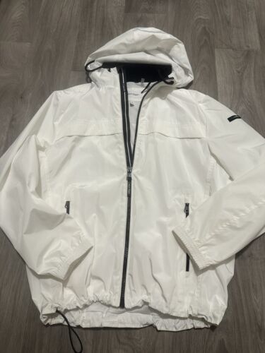 Calvin klein white jacket / sz large pre owned