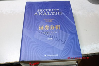 Security Analysis: Sixth Edition, by David Dodd... Chinese and English