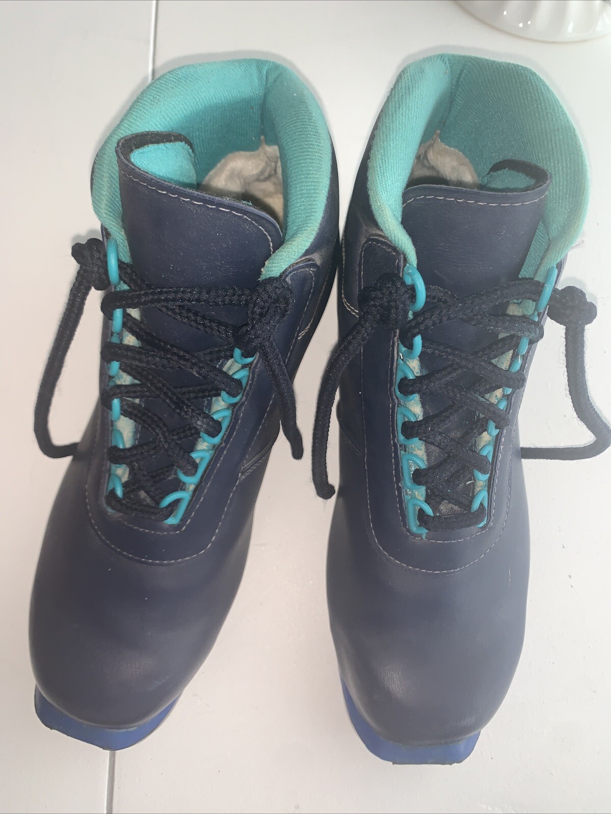 SALOMON Scarponi da sci di fondo Rossignol Advantage EU 41 vintage blu NNN pelle pizzo