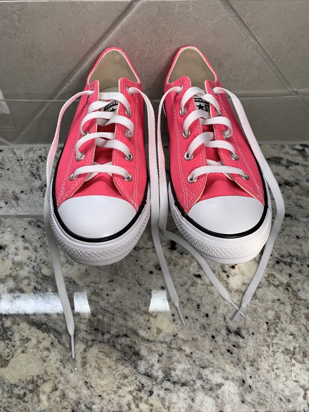 Converse Pink Neon Chuck Taylor Hot Pink Sneaker Size Youth Size 3 | eBay
