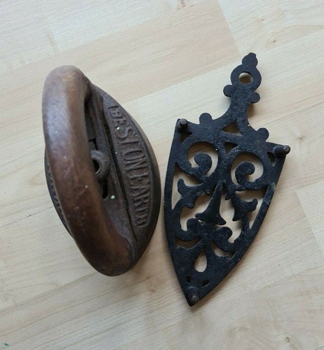 ANTIQUE CAST IRON - Best On Earth Potts SIZE 3 with Cast Iron Stand - Picture 6 of 8